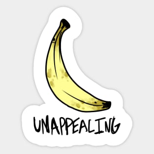 Unappealling banana Sticker